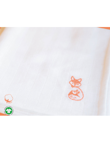 zoom lange blanc 100% coton bio certifié GOTS zoom lange blanc 100% coton bio certifié GOTS