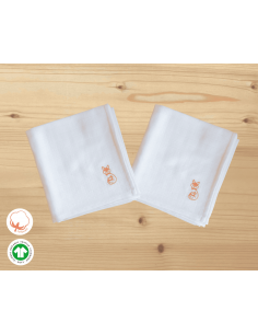 Pack 2 langes Blanc - 100%...