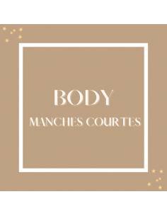 body naissance blanc courtes à forme croisée à plat 2
