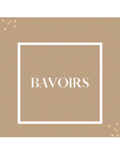 bavoir bébé écrus superposés en coton bio GOTS 2