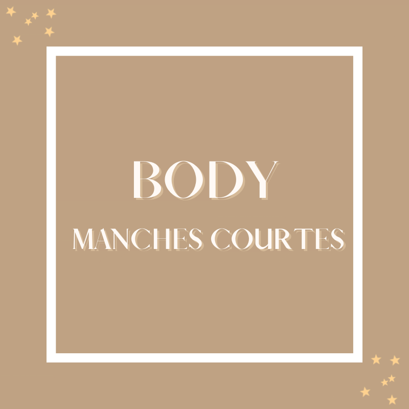 collection body 3 mois blanc manches courtes à forme croisée en blanc et écru collection body 3 mois blanc manches courtes à forme croisée en blanc et écru