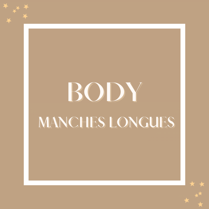 catégorie body bébé blanc à plat manches longues, forme croisée, marquage poitrine orange catégorie body bébé blanc à plat manches longues, forme croisée, marquage poitrine orange